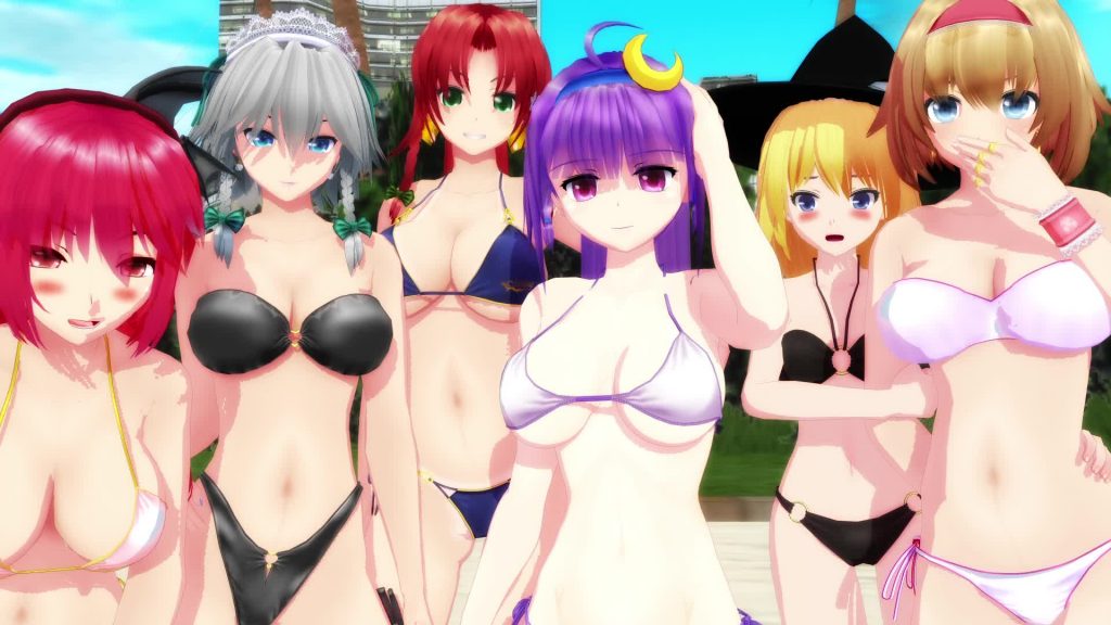 紅魔水着パイ・コンパリソン