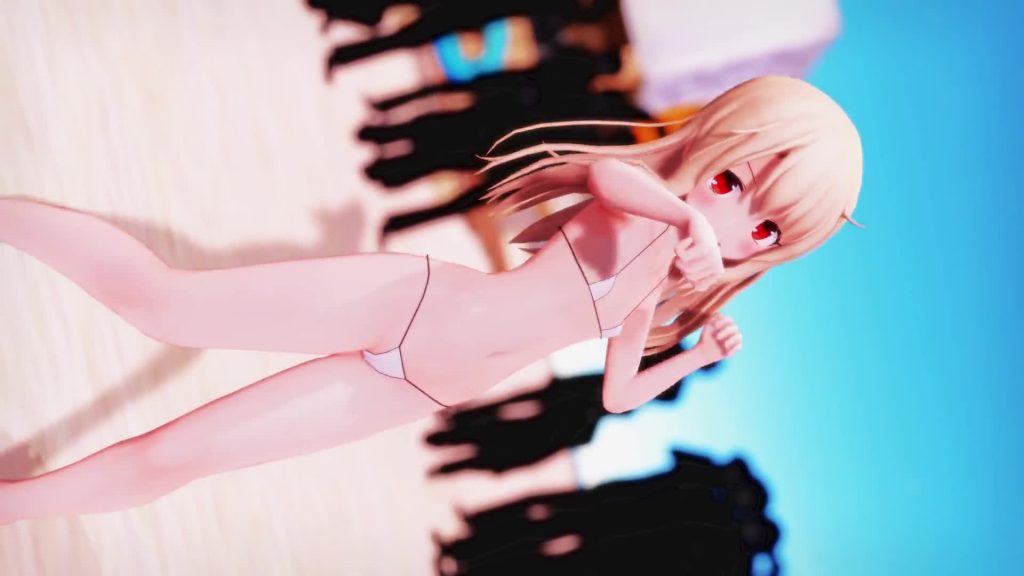 [MMD R18]マイクロ水着イリヤちゃんでDEEP BLUE TOWNへおいでよ[Fate]