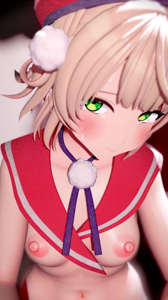 嫌がるuimmに見つめられながら、、、♡